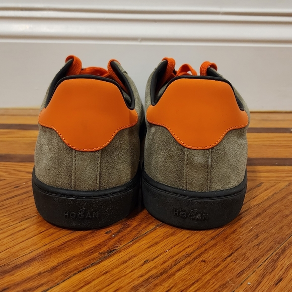 Hogan Men's Sneakers Military Green Size 8 Men's - Picture 6 of 7